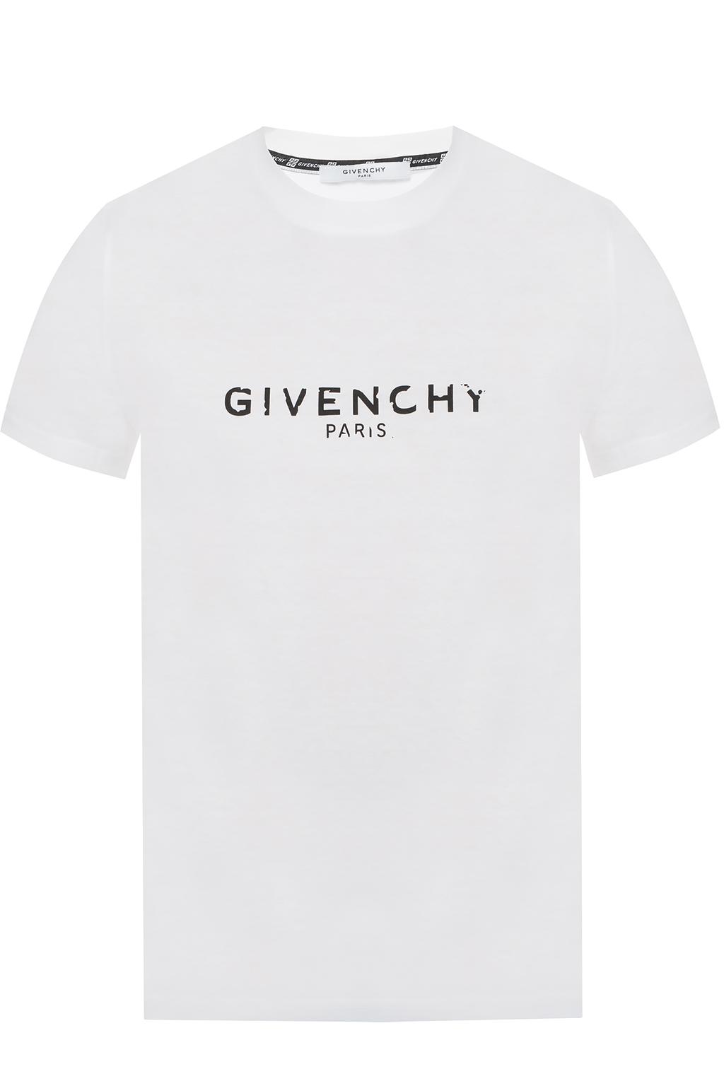 新品GIVENCHY BW70BC 3YAA 112 ロゴプリント Tシャツ L-